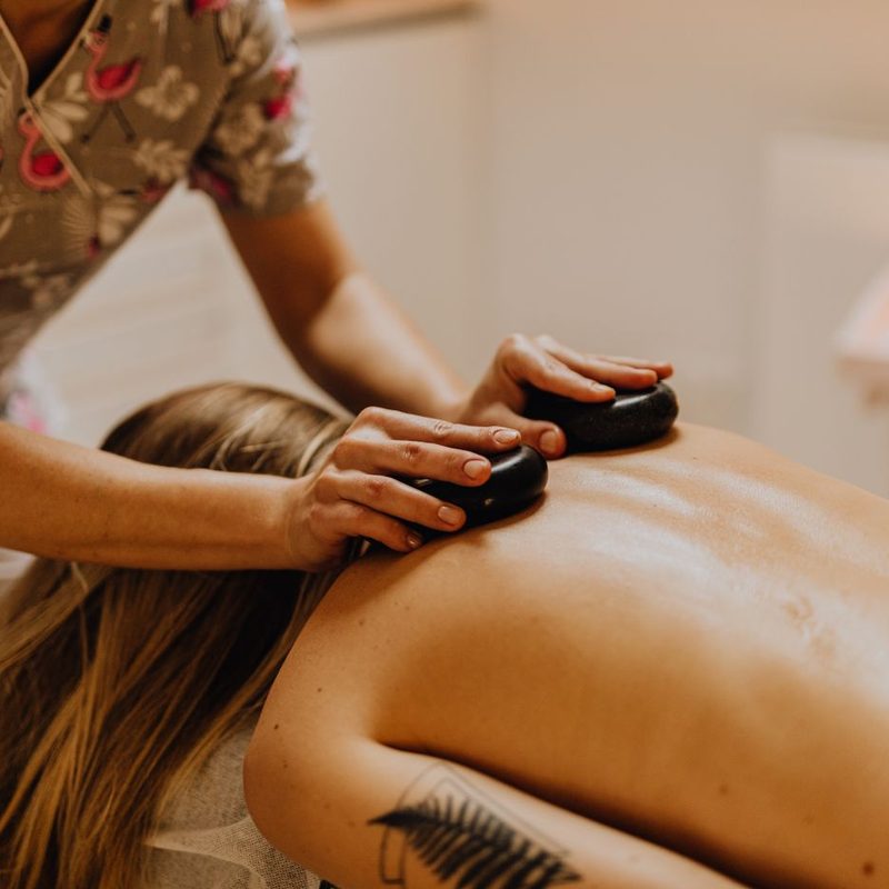 Hot stone massage